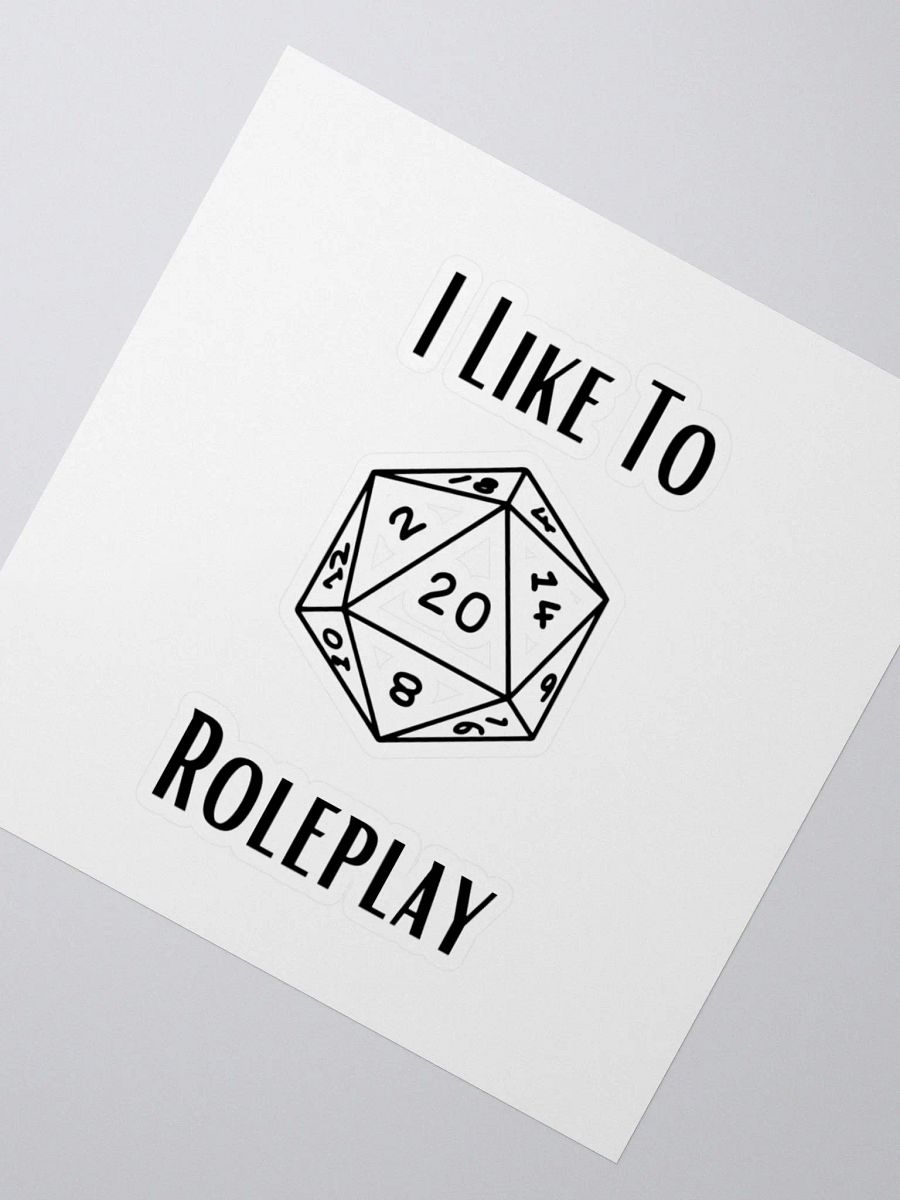 I like to Roleplay Sticker product image (5)