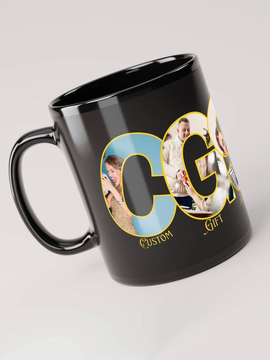 Joyful Moments Black Glossy Mug product image (6)