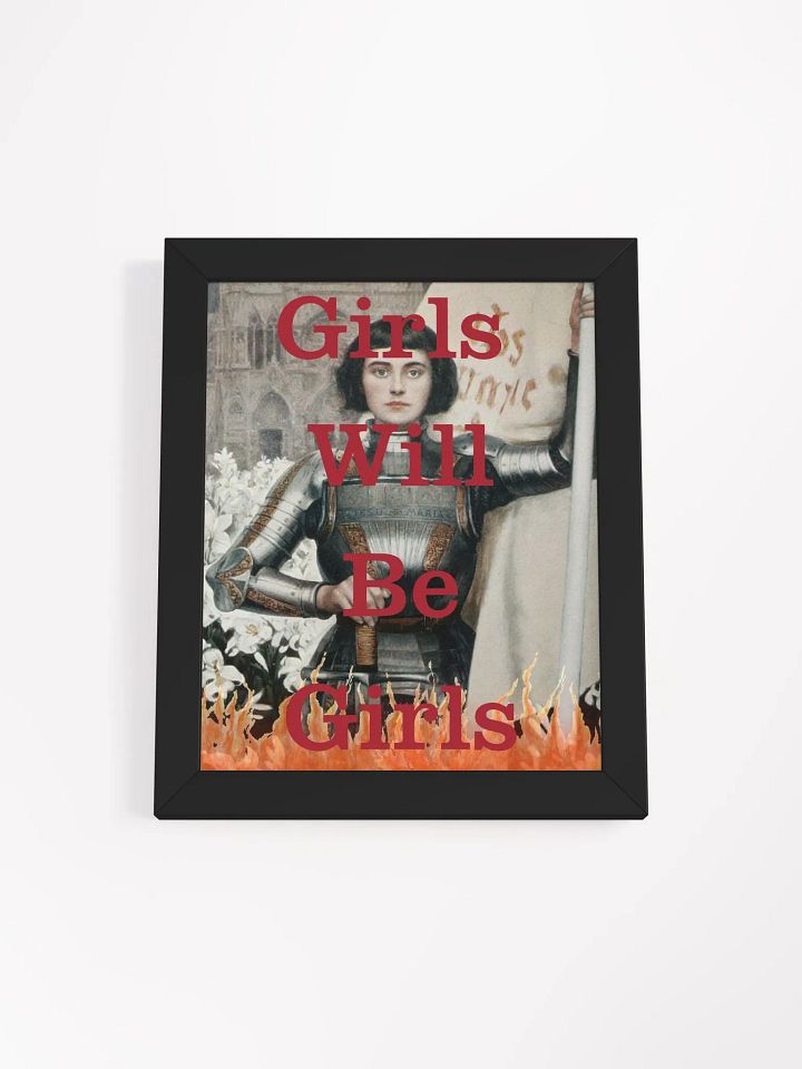 Girls Will Be Girls Framed Print product image (1)