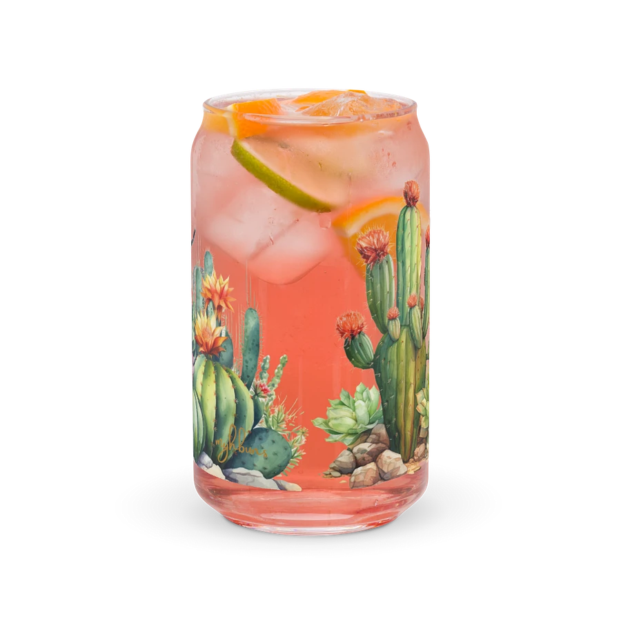 Desert Bloom: A Tale of Resilience Glass Can (16 oz) product image (14)