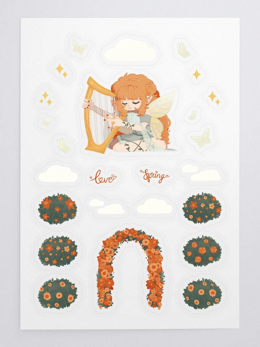 Telyn the fairy Sticker Sheet product image (3)