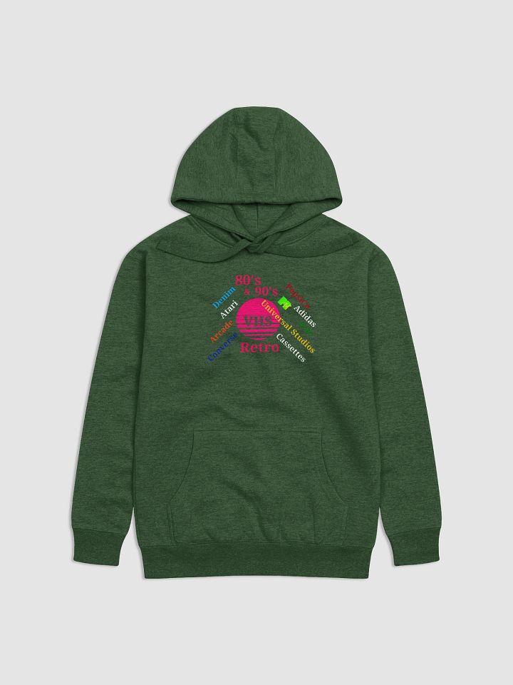Retro VHS Circle Graphic Hoodie product image (1)