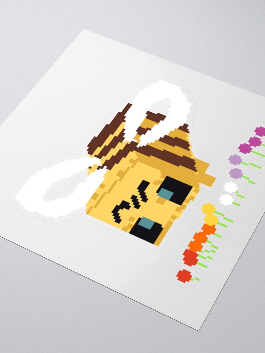 Minecraft bee sticker (lesbian) product image (3)