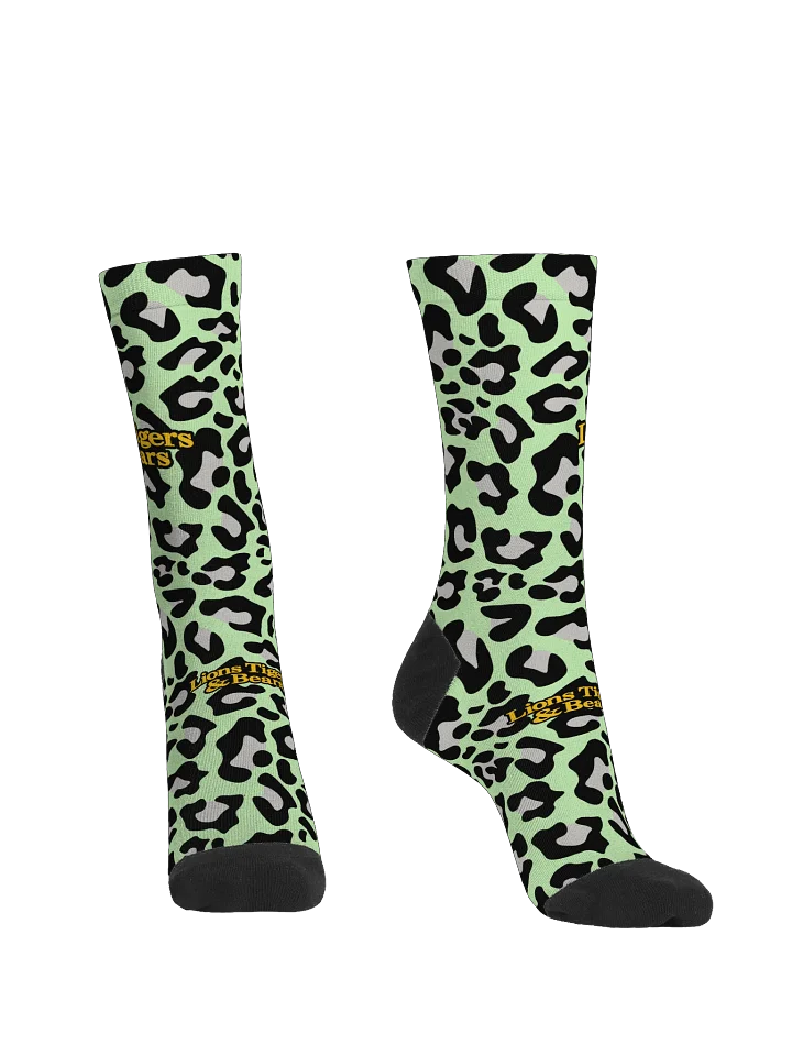 LTB Mint Cheetah Logo Socks product image (2)