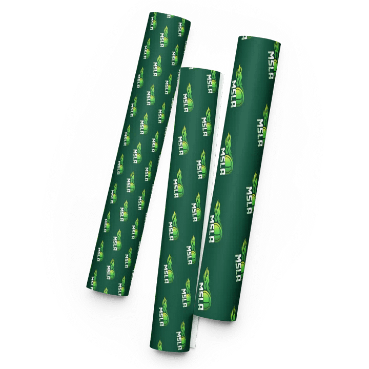 MSLA Green Wrapping Paper Sheets product image (1)
