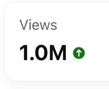 For the first time in my YouTube channel’s history we’ve hit 1M views in a month. Thanks for all the eyes, to all my sponsors...