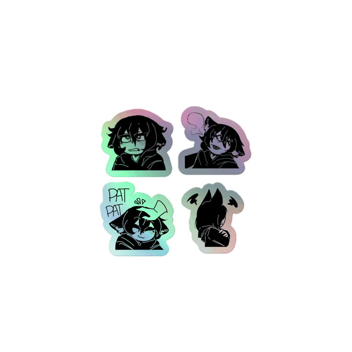 MØRI HOLOGRAPHIC EMOTE STICKER PACK 2 product image (1)