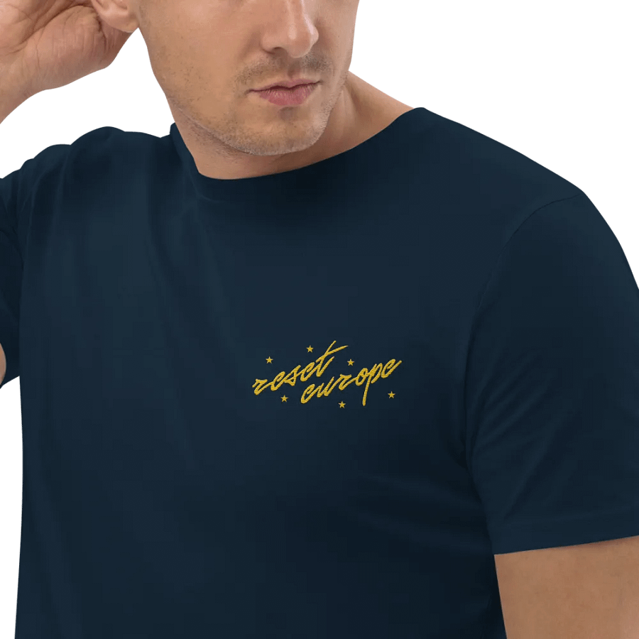 reset europe embroidered t-shirt - 100% organic cotton product image (9)
