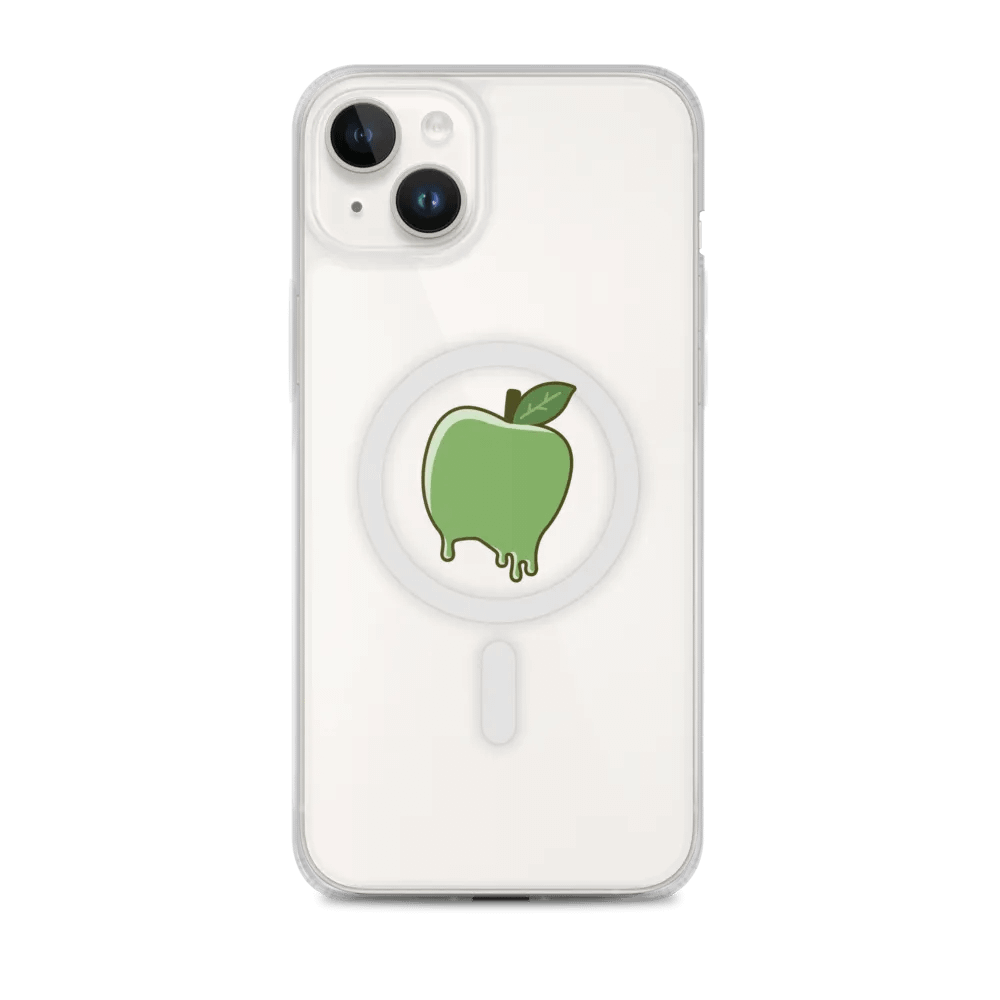 Melting Green Apple MagSafe® Clear Case product image (1)