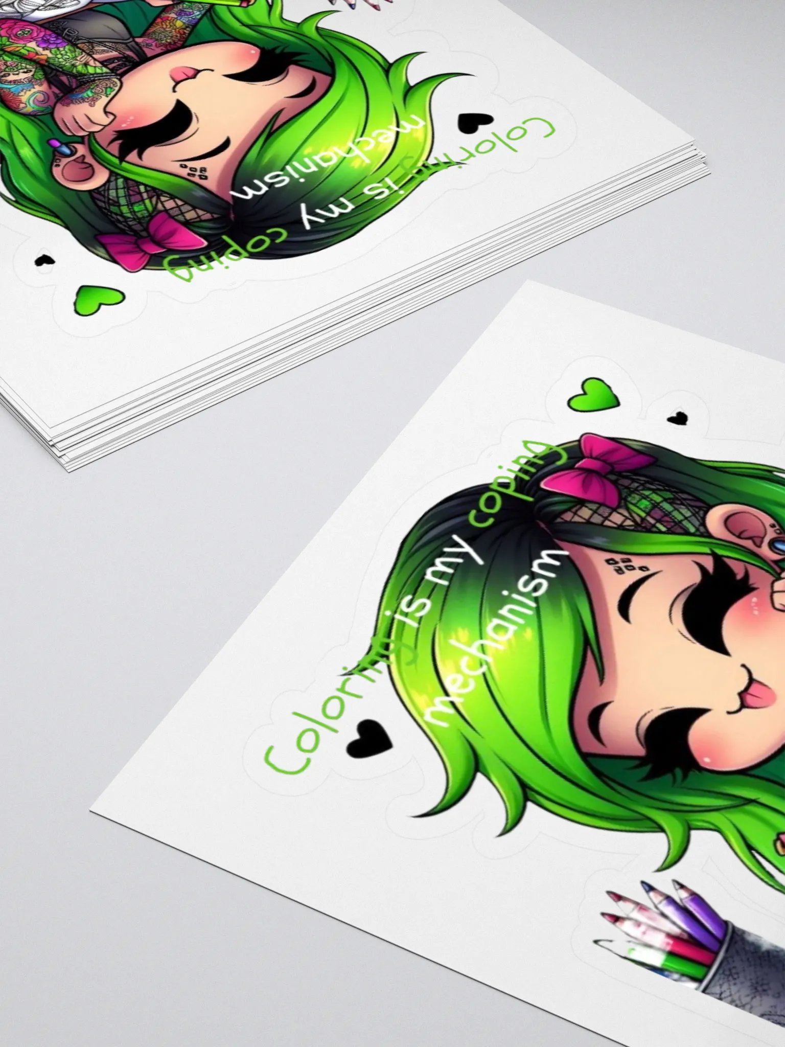 coloring is my coping mechanism sticker product image (4)