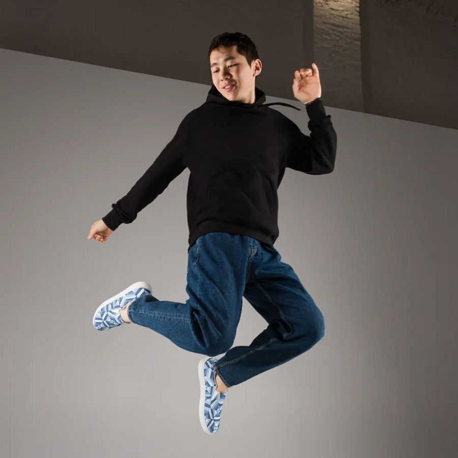 Illusion Cubes Slip-On Canvas Shoes product image (4)