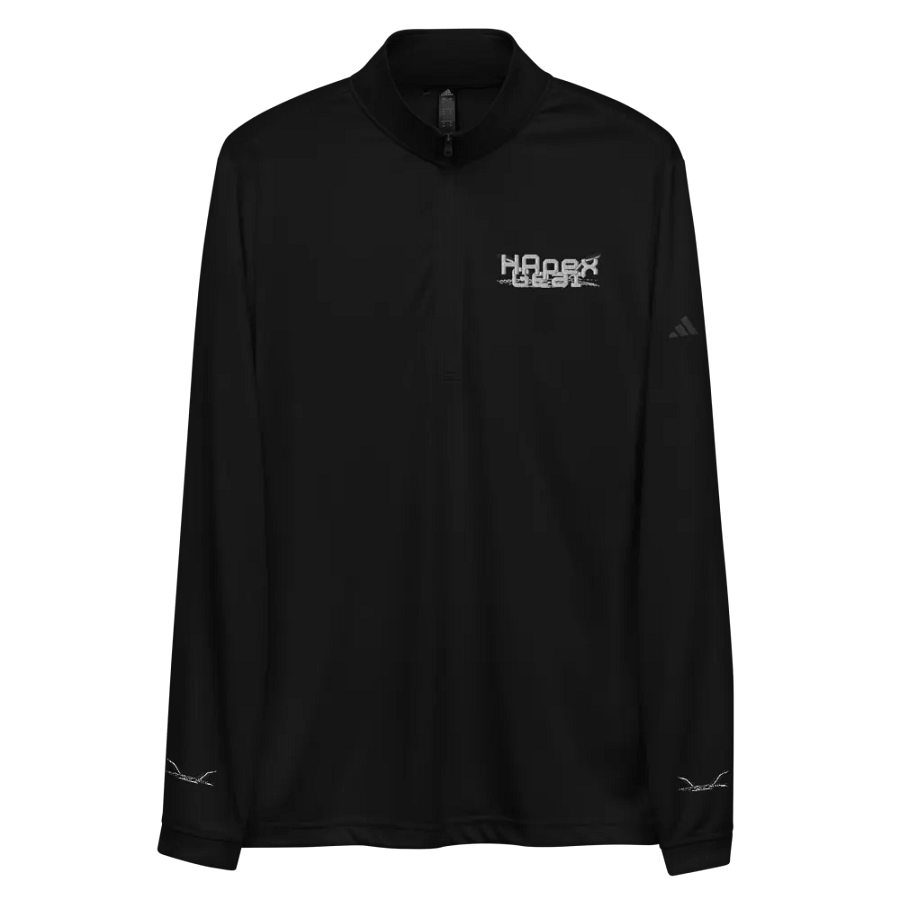 Lightweight Quarter-Zip Pullover - Embroidered - White HApex Gear White Logo product image (8)