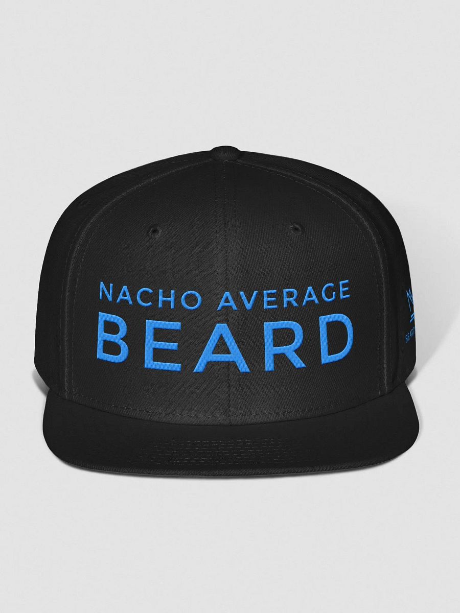 Nacho Average Beard Snapback Cap (Aqua/Teal Embroidery) product image (1)