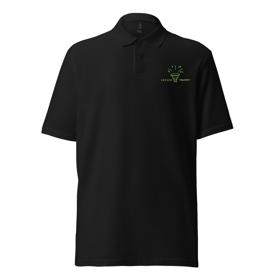 Cosmic Trumpet Embroidered Polo product image (1)