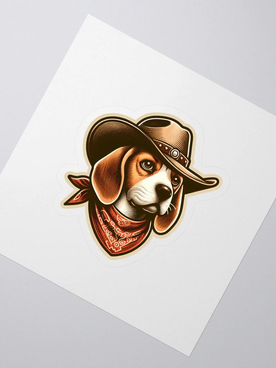 Cowboy Beagle - Sticker product image (2)