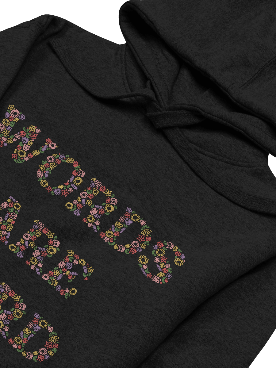 Words Are Hard Floral Hoodie product image (2)
