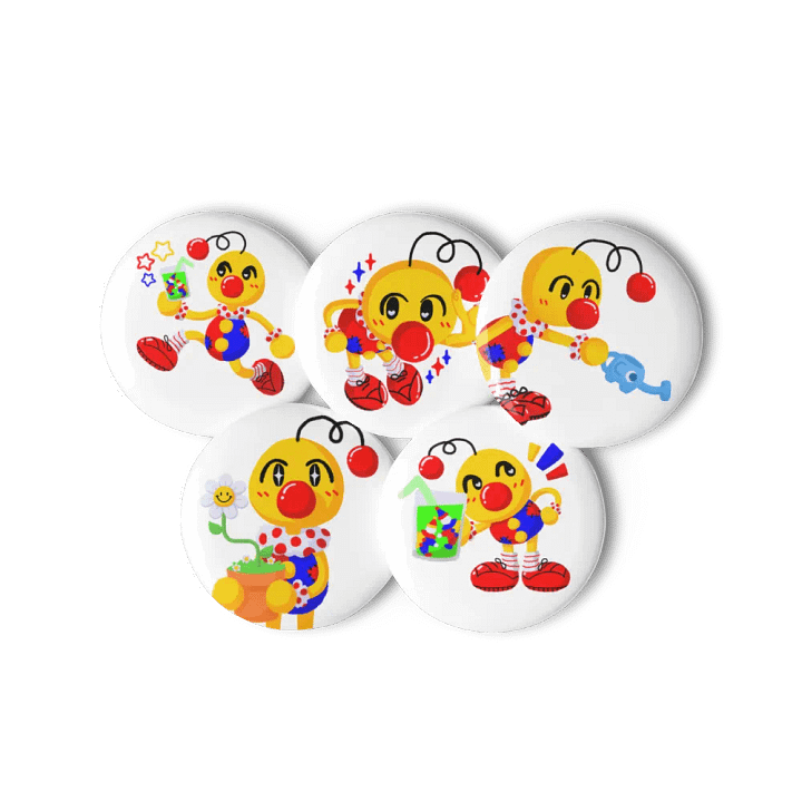 White Boyoyoing Pin Set product image (2)