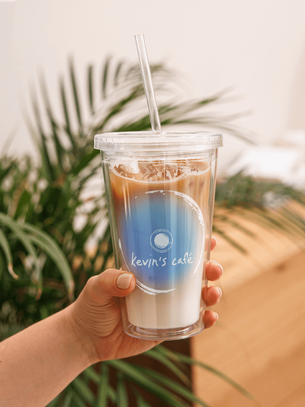 Kevin's Café Clear Tumbler product image (4)