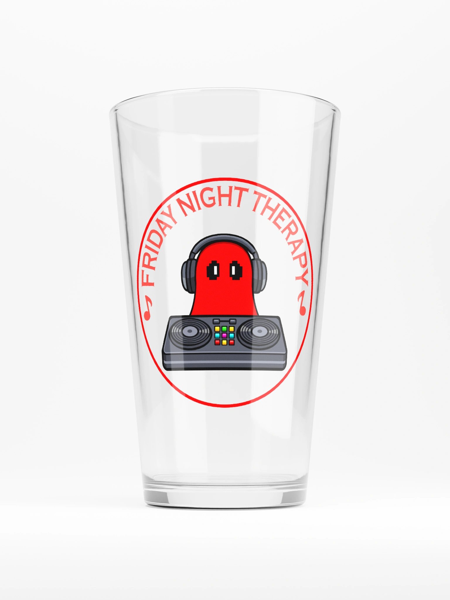 Friday Night Therapy Pint Glass product image (1)