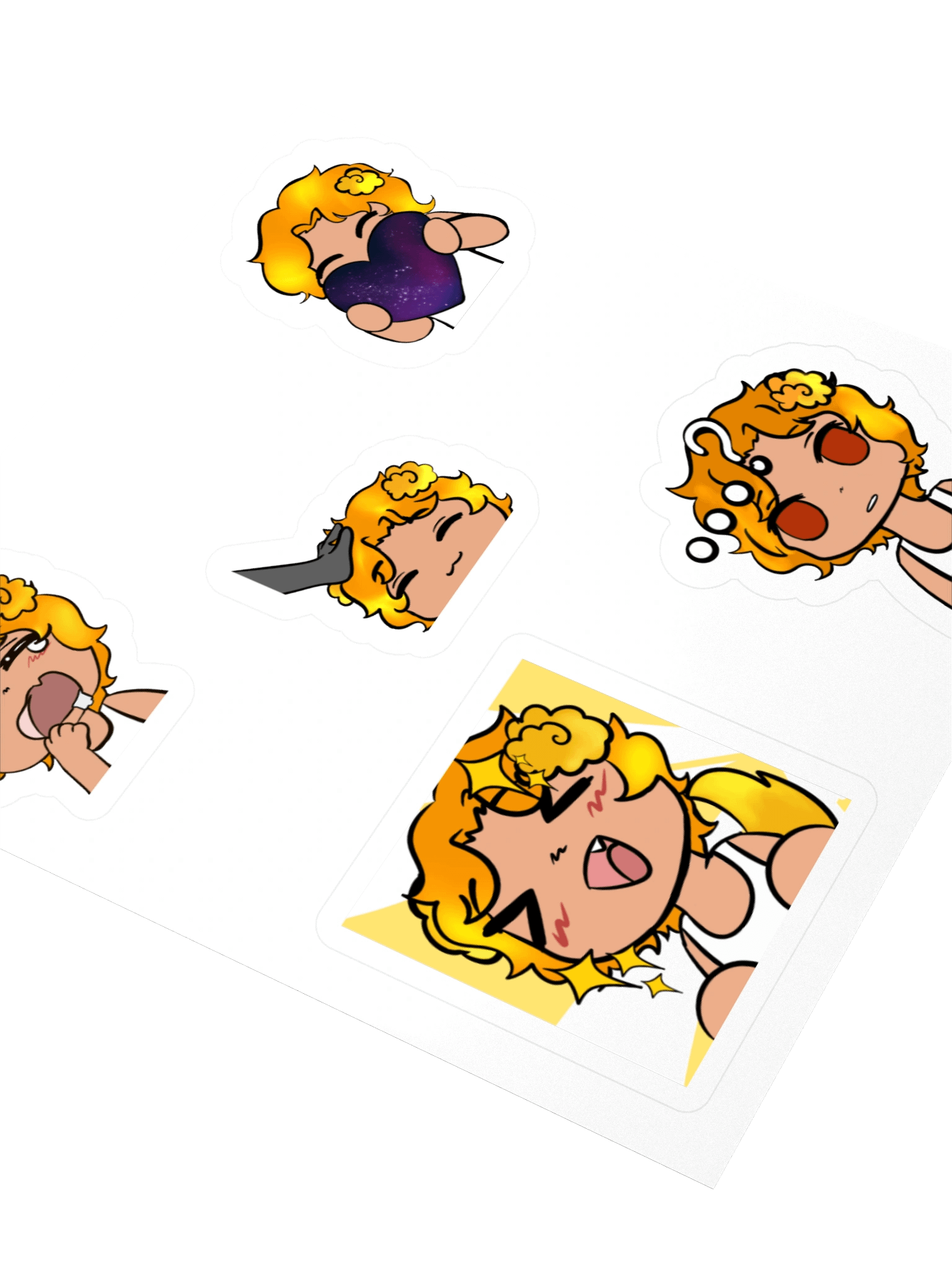 Golden Hour Shy Stickers product image (3)