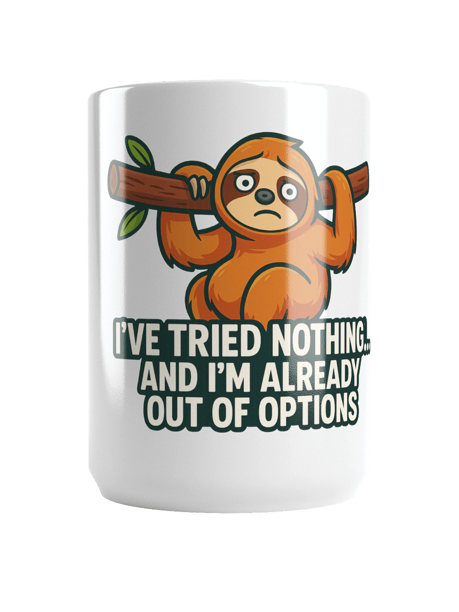 Slothful Options Mug product image (6)