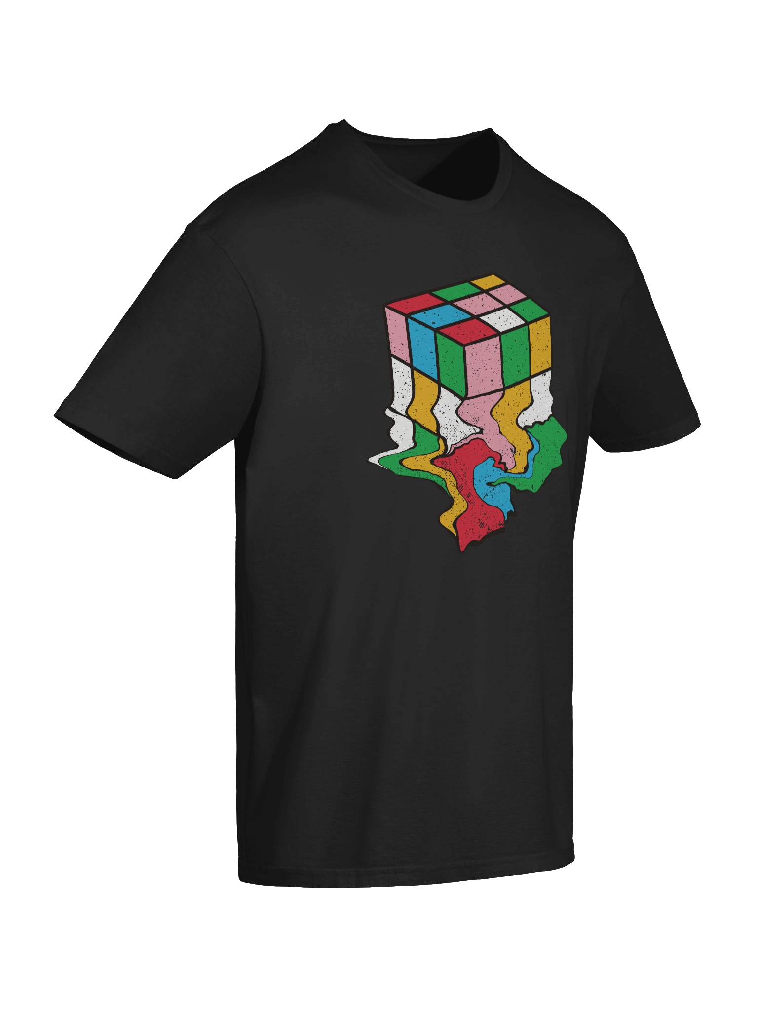 Melting Cube Drip T-Shirt product image (122)