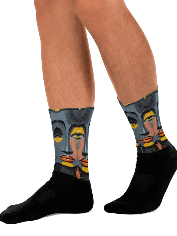 "My 3rd Eye Is Always Open" Painted Socks product image (1)