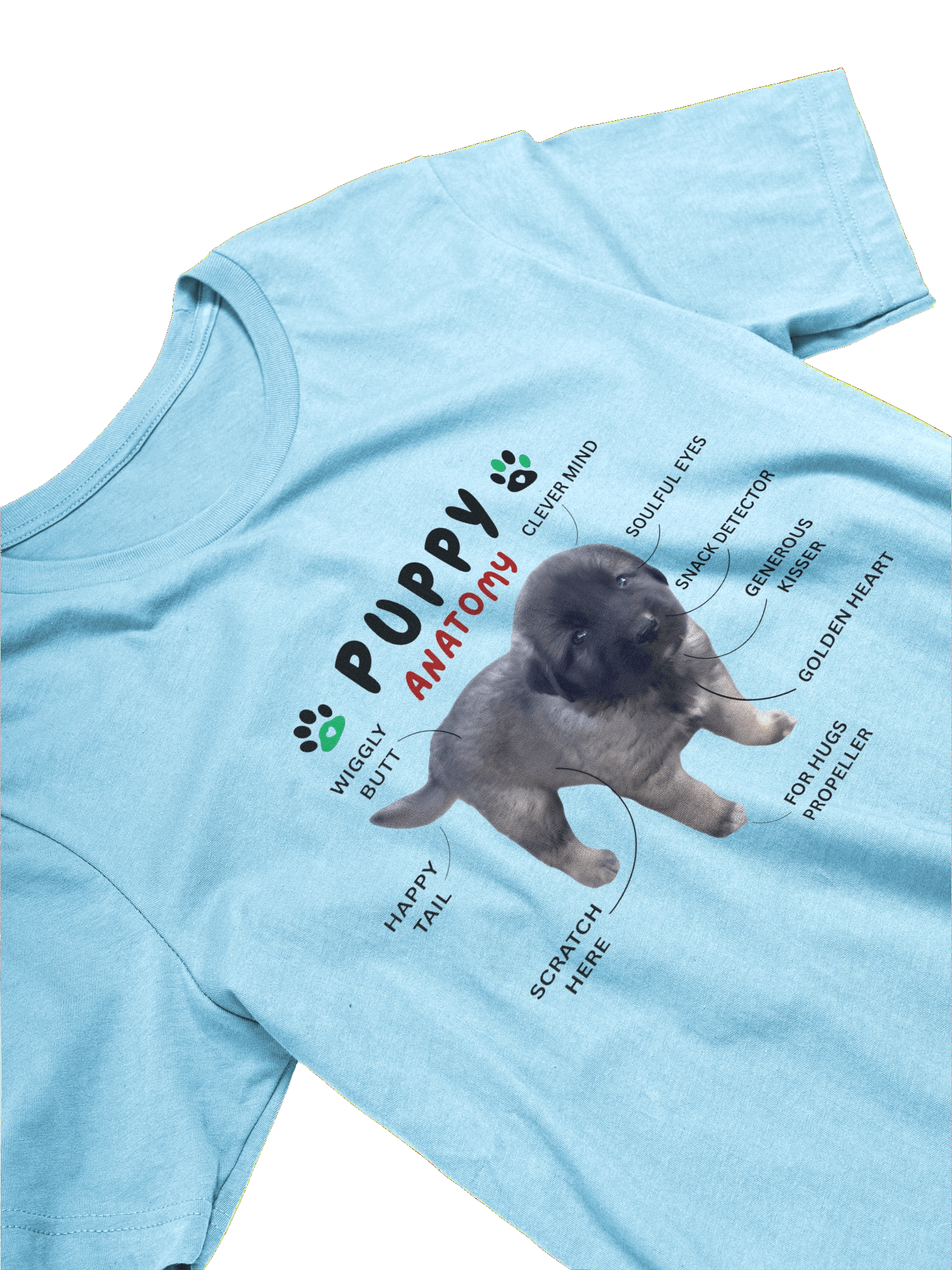 Puppy Anatomy T-Shirt | Dog Lover Humour product image (3)