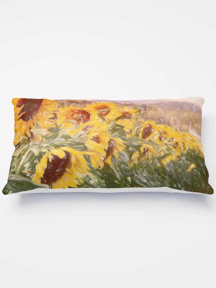 Impressionist Sunflower Field Pillow product image (1)