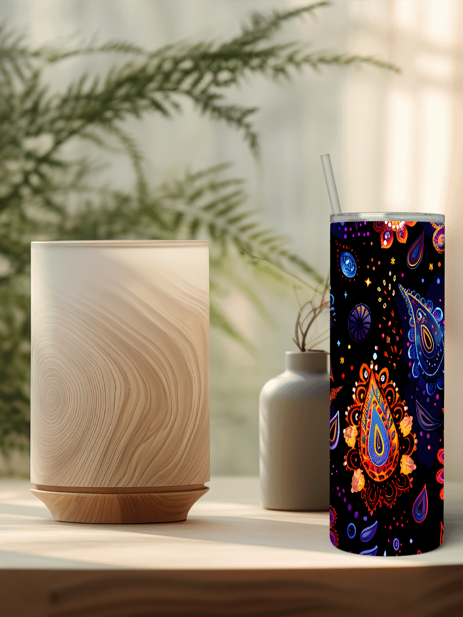 Vibrant Paisley Stainless Steel Tumbler product image (3)