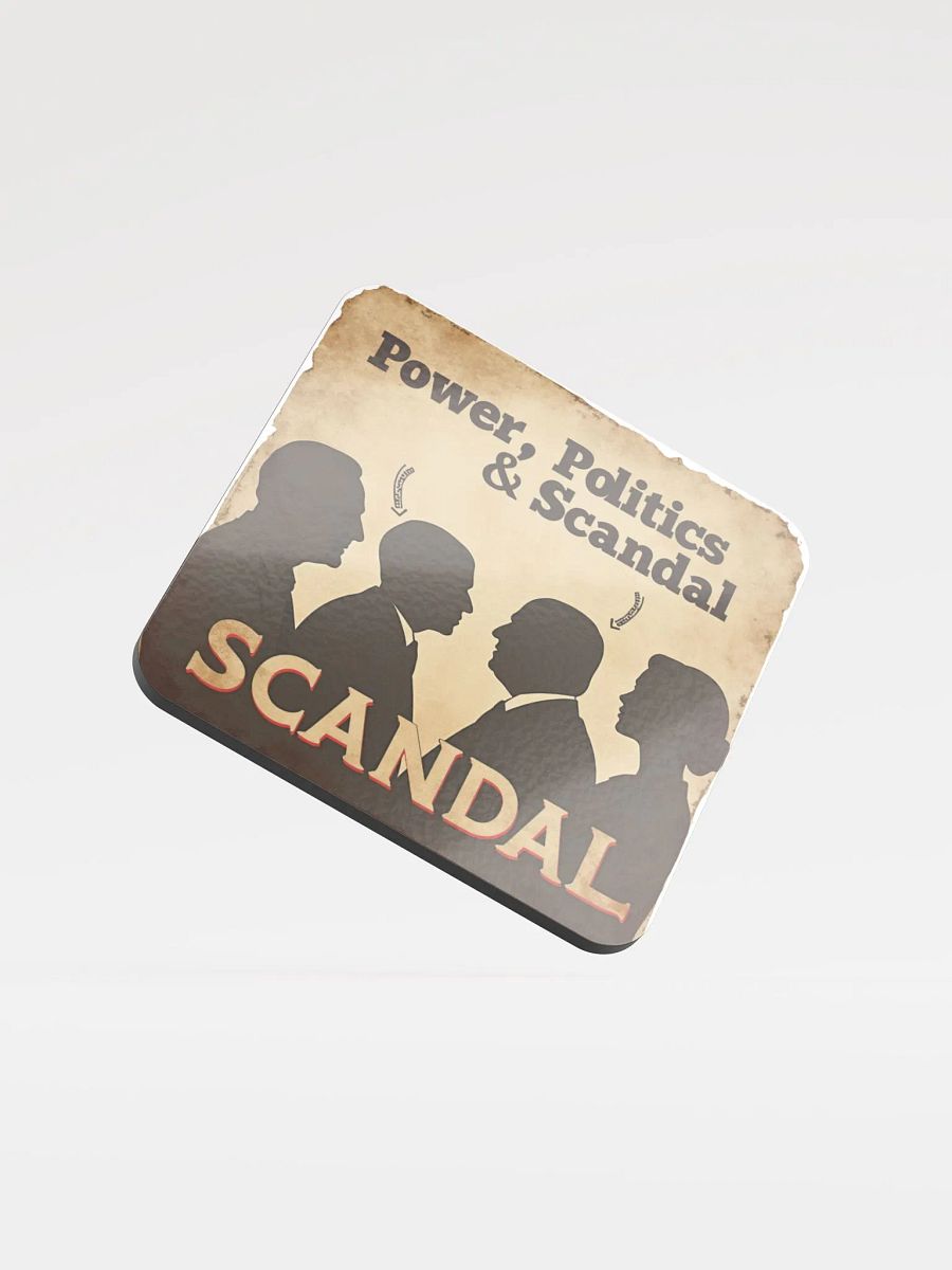 Retro Power & Scandal Cork Coaster product image (1)