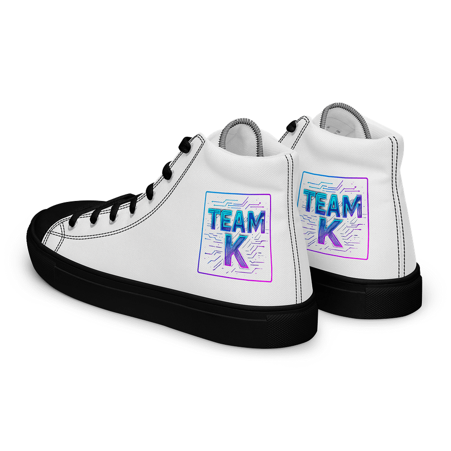 Team K V-11 Women's High Top Canvas Shoes product image (5)