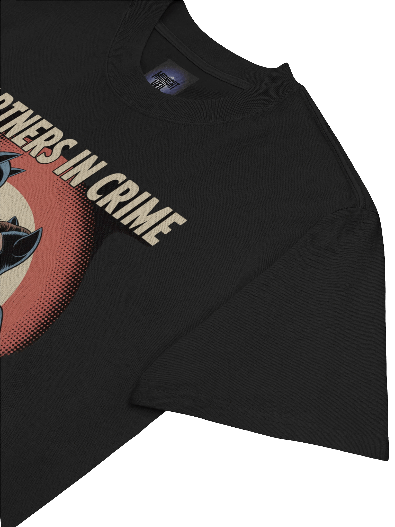 Fist of Fate: Batman & Catwoman Partners in Crime Oversized Faded T-Shirt product image (7)