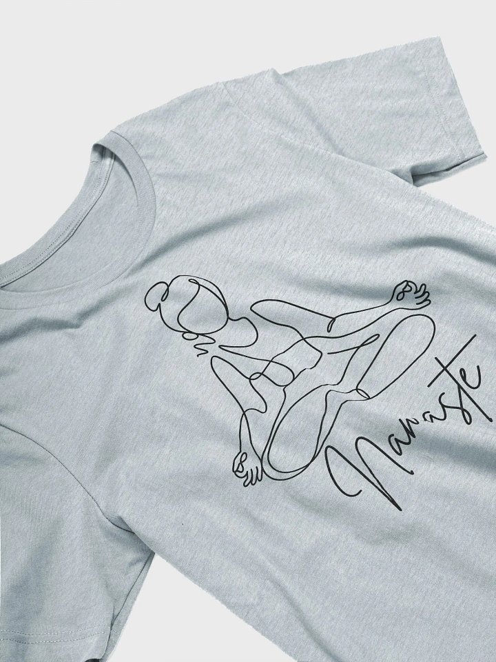 Namaste Lotus Line Art Supersoft Tee product image (13)
