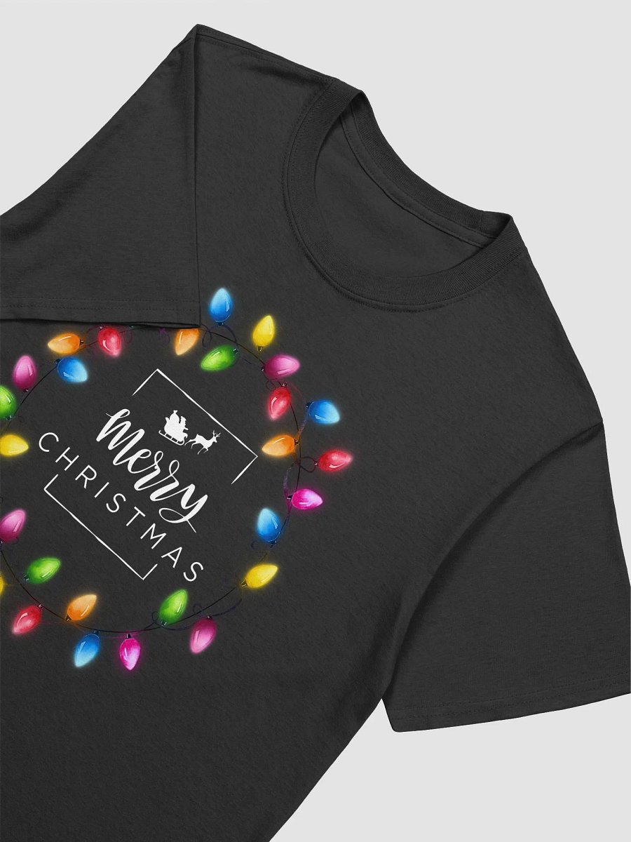 Merry Christmas Colorful Lights Unisex T-Shirt product image (3)
