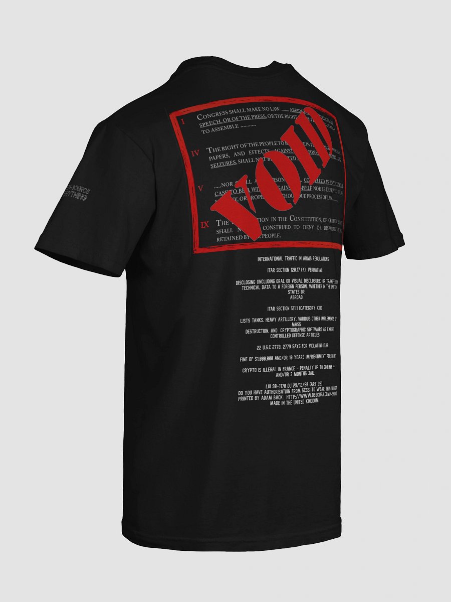 RSA Munitions T-Shirt - From OG Adam Back product image (10)
