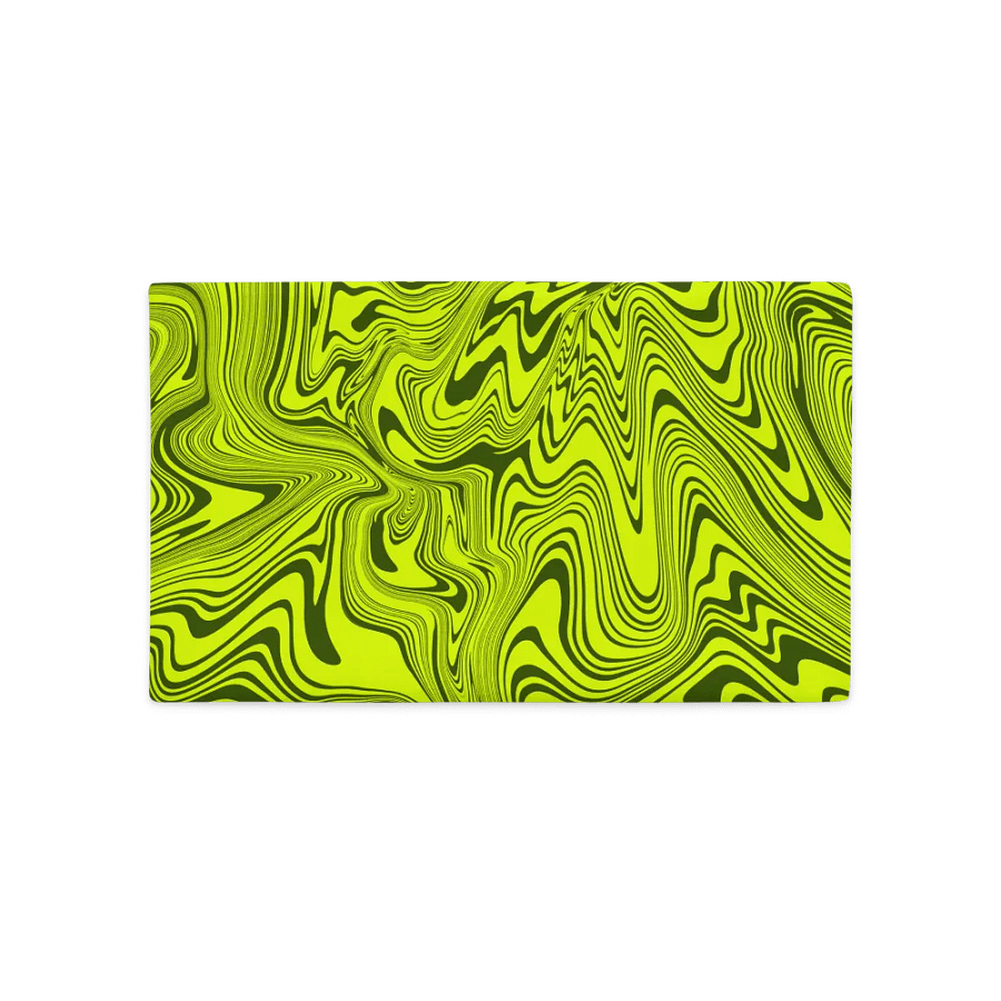 Premium Pillow Case - Abstract Yellow Swirls product image (5)