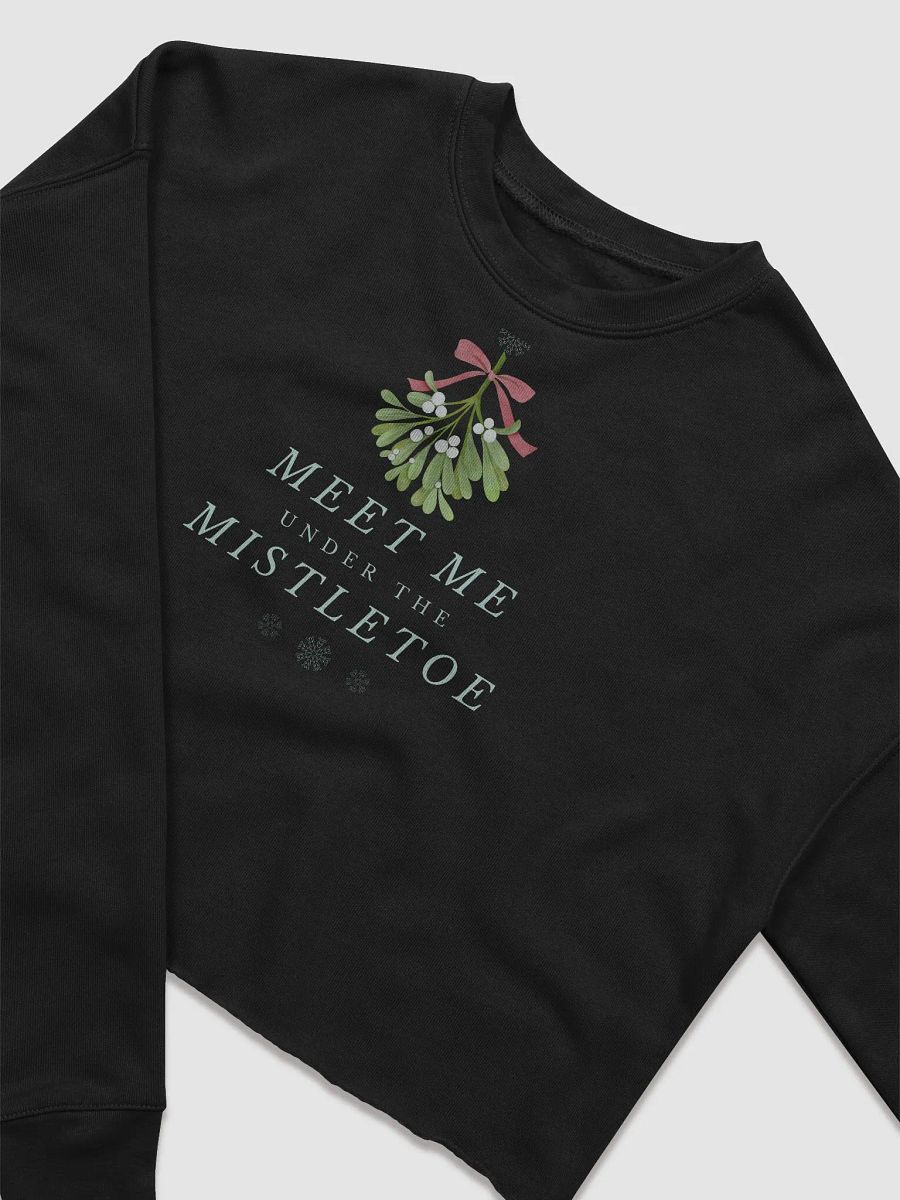 Mistletoe Christmas Magic Crop Sweatshirt 🎄 product image (3)