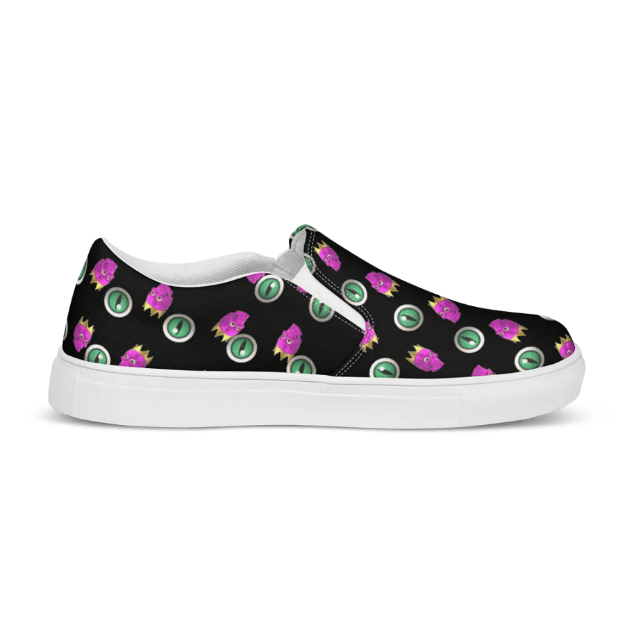 womens canvas skull slipons product image (12)