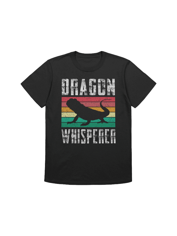 Vintage Retro “Dragon Whisperer” Bearded-Dragon T-Shirt for Reptile Lovers product image (1)