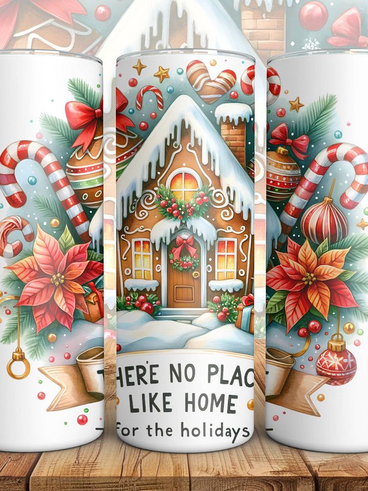 There's No Place Like Home for the Holidays 20 oz Tumbler product image (1)