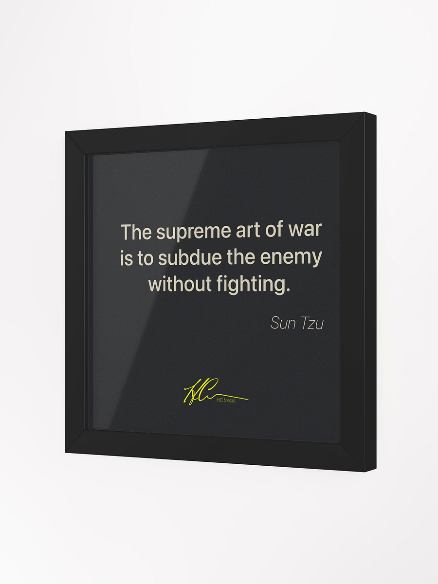 Sun Tzu Q6 - Framed Poster product image (2)