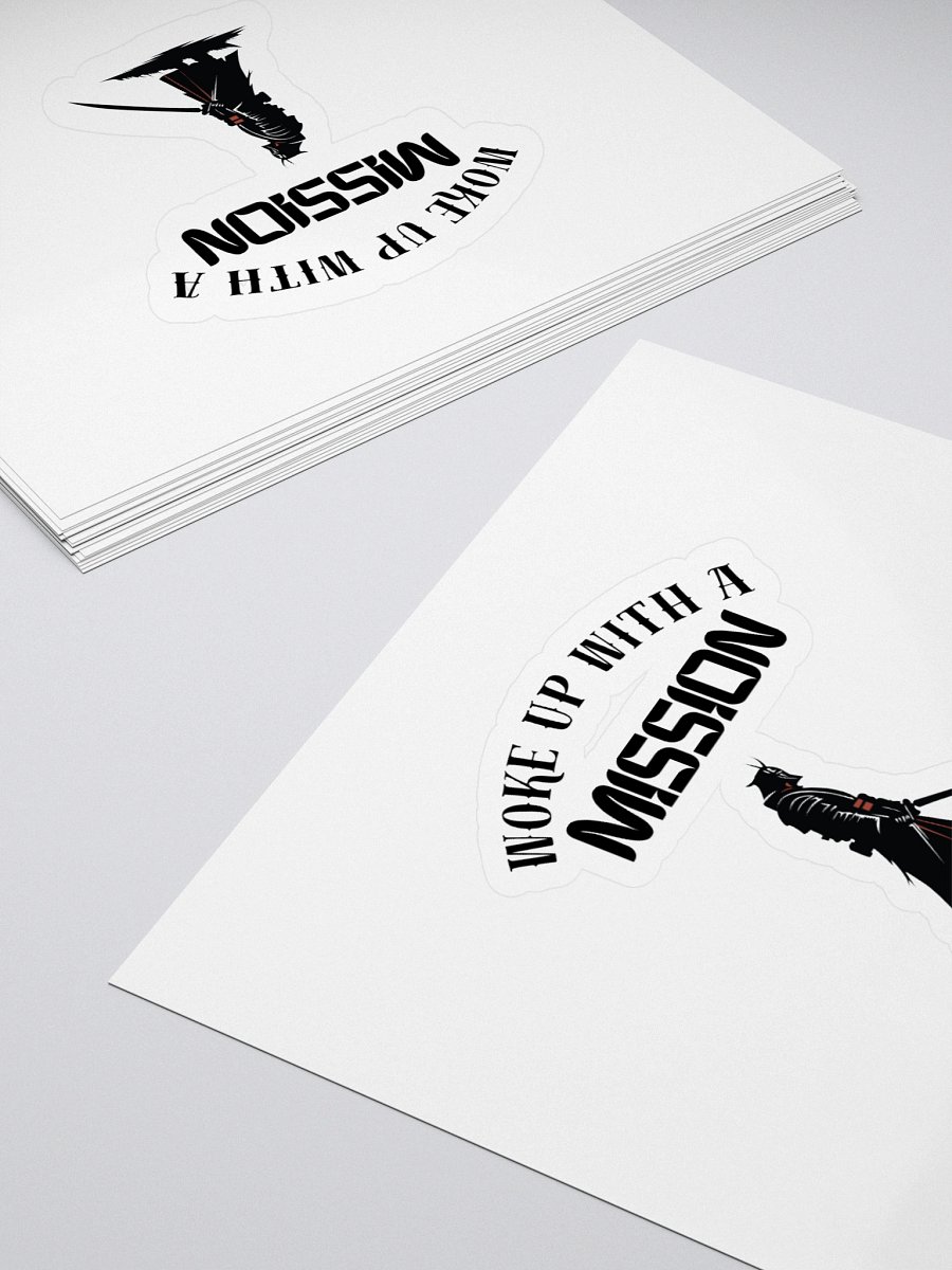 Woke Up With Mission - Samurai - Sticker product image (4)