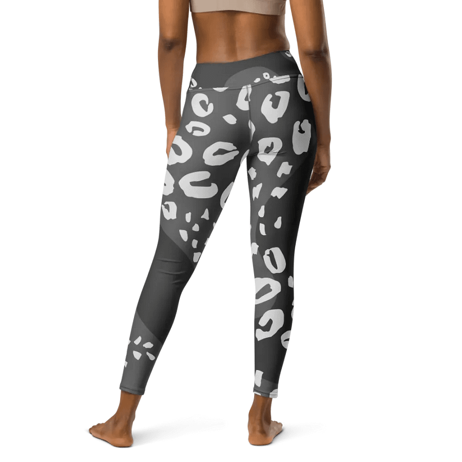Grey Animal Print Yoga Leggings product image (4)