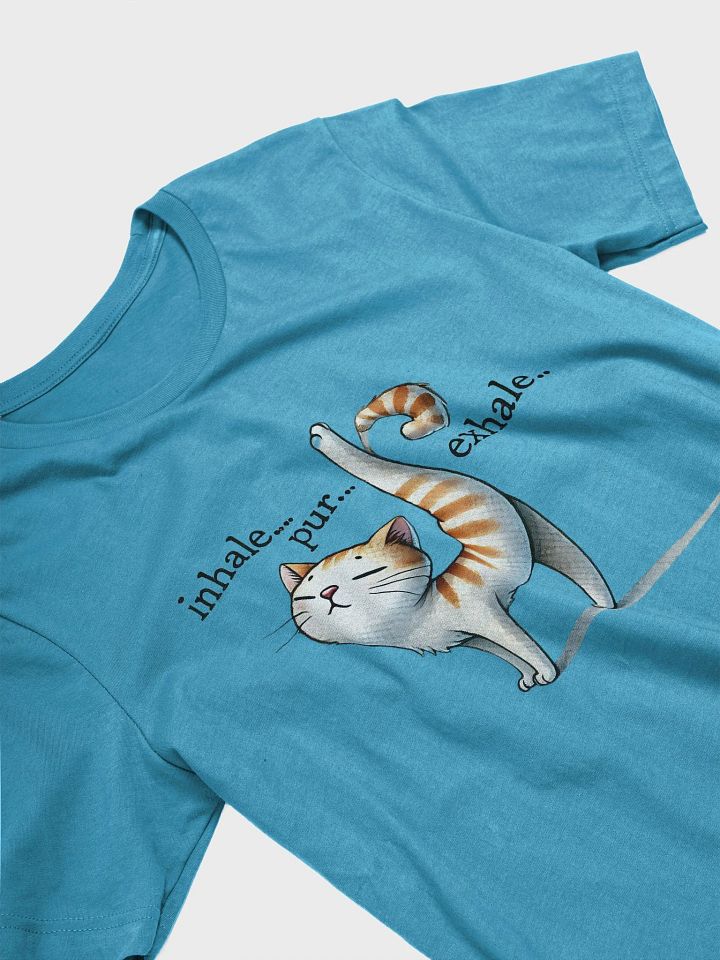 Inhale…Purr…Exhale - Yoga Cat T-Shirt product image (2)