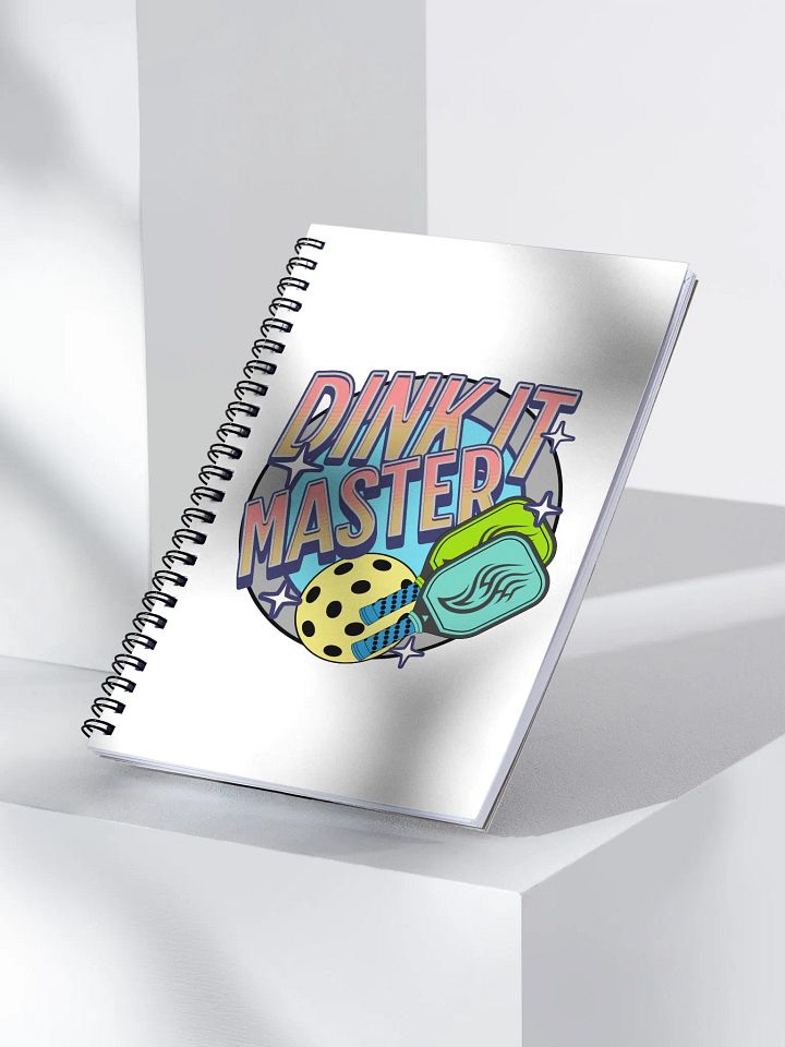 Dink It Master Pickleball Passion Spiral Notebook product image (2)