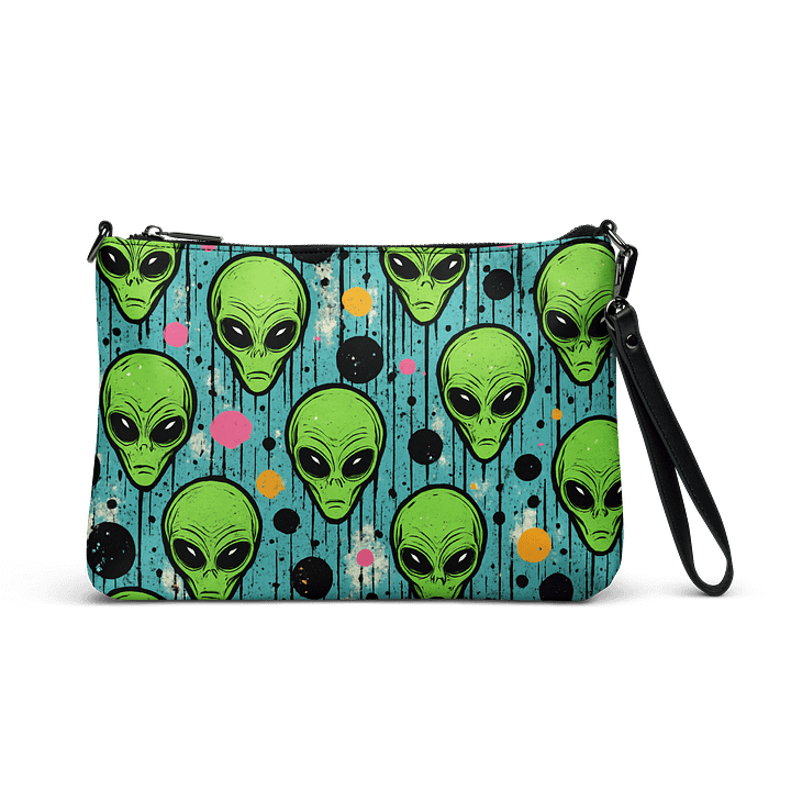 Aliens Paint Neon Graffiti Pop Art - Crossbody Bag product image (1)