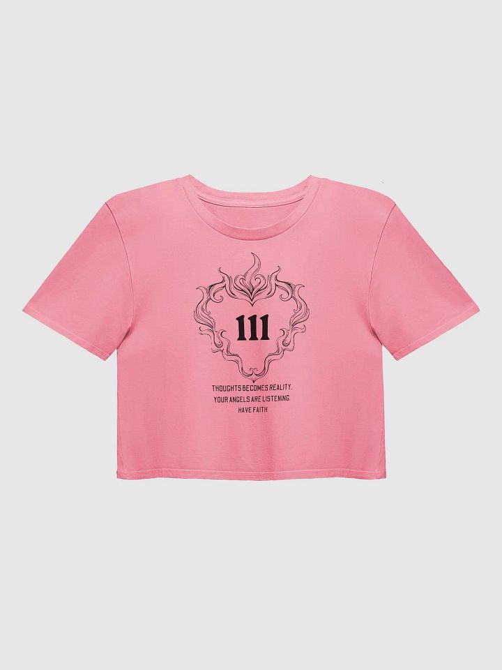 111 Angel number Crop Top product image (3)