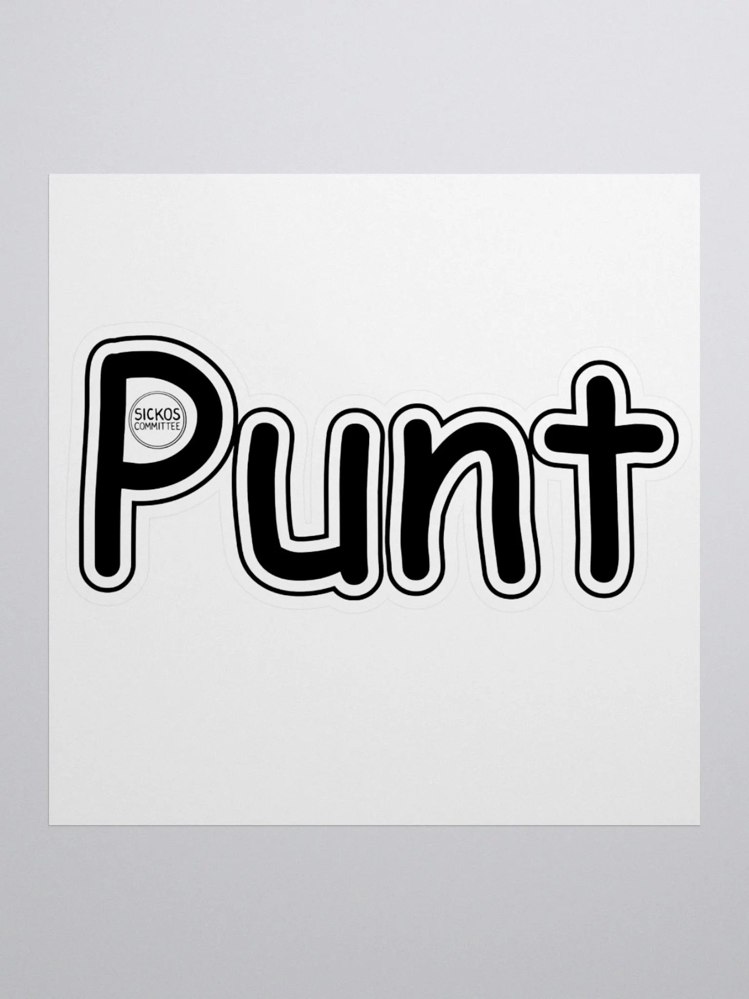 Punt Sticker (3 Sizes) product image (1)