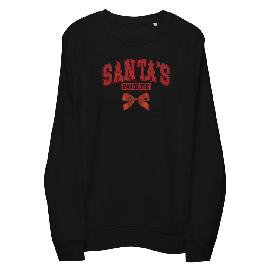 Santa's Favorite Organic Sweatshirt product image (3)